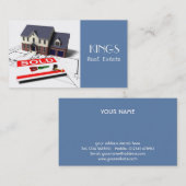 Wirkliche Anwesen-Geschäfts-Karte Visitenkarte (Vorne/Hinten)