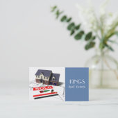 Wirkliche Anwesen-Geschäfts-Karte Visitenkarte (Stehend Vorderseite)