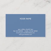 Wirkliche Anwesen-Geschäfts-Karte Visitenkarte (Rückseite)