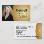 Wirkliche Anwesen-Geschäfts-Karte Visitenkarte (Vorne/Hinten)