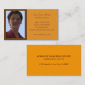 Wirkliche Anwesen-Geschäfts-Karten-Entwürfe Visitenkarte (Vorne/Hinten)
