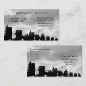 Wirkliche Anwesen-Geschäfts-Karten Visitenkarte (Vorne/Hinten)