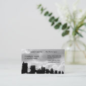 Wirkliche Anwesen-Geschäfts-Karten Visitenkarte (Stehend Vorderseite)