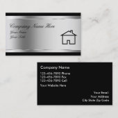 Wirkliche Anwesen-Geschäfts-Karten Visitenkarte (Vorne/Hinten)