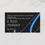 Wirkliche Anwesen-Geschäfts-Karten Visitenkarte (Rückseite)