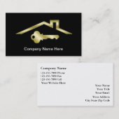 Wirkliche Anwesen-Geschäfts-Karten Visitenkarte (Vorne/Hinten)