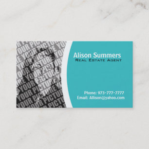 Wirkliche Anwesen-Geschäfts-Karten Visitenkarte