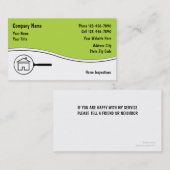 Wirkliche Anwesen-Geschäfts-Karten Visitenkarte (Vorne/Hinten)