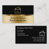 Wirkliche Anwesen-Geschäfts-Karten Visitenkarte (Vorne/Hinten)