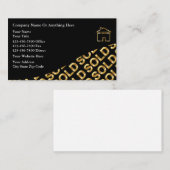 Wirkliche Anwesen-Geschäfts-Karten Visitenkarte (Vorne/Hinten)