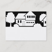 Wirkliche Anwesen-Service-Geschäfts-Karte Visitenkarte (Rückseite)