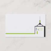 wirkliche Anwesengeschäftskarte Visitenkarte (Rückseite)