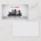 Wirkliche Anwesengeschäftskarte Visitenkarte (Vorne/Hinten)