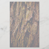 Wirkliche Baumrinde Briefpapier (Vorderseite)