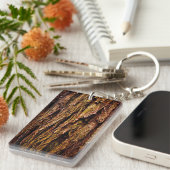 Wirkliche Baumrinde Schlüsselanhänger (Vorderseite rechts)