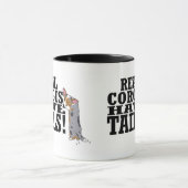 Wirkliche Corgis haben Schwanz-Tasse Tasse (Zentrum)