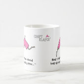 Wirkliche Crafters bluten heißen Kleber und Kaffeetasse (Mittel)