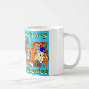 Wirkliche Doktor-Leckerei alle Art - farbenreich Kaffeetasse