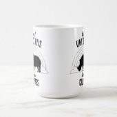 Wirkliche Einhörner haben die lustigen Kurven Kaffeetasse (Mittel)
