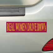 WIRKLICHE FRAUEN-ANTRIEB BMS AUTOAUFKLEBER (Auf Auto)