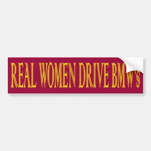 WIRKLICHE FRAUEN-ANTRIEB BMS AUTOAUFKLEBER