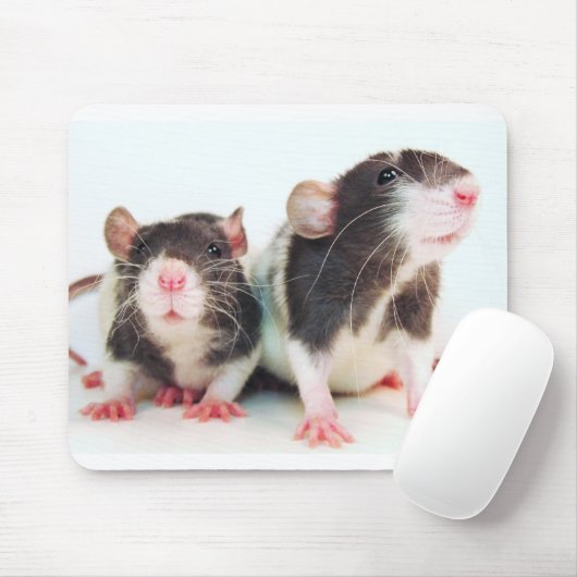 Wirkliche Frauen besitzen Ratten! Mousepad (Mit Mouse)