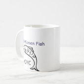 Wirkliche Frauen-Fische Ithicus Tasse (Vorderseite Links)