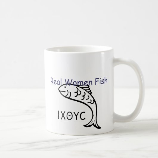 Wirkliche Frauen-Fische Ithicus Tasse (Rechts)