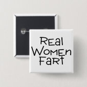 Wirkliche Frauen-Furz Button (Vorne & Hinten)