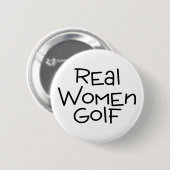 Wirkliche Frauen-Golf Button (Vorne & Hinten)