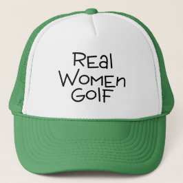Wirkliche Frauen-Golf Truckerkappe