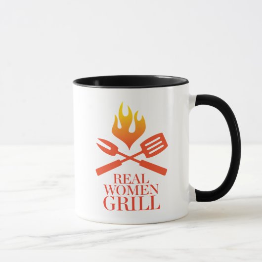 Wirkliche Frauen-Grill Tasse (Rechts)