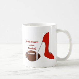 Wirkliche Frauen-Liebe-Fußball-Tasse Kaffeetasse