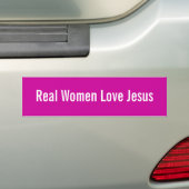 Wirkliche Frauen-Liebe Jesus Autoaufkleber (Auf Auto)