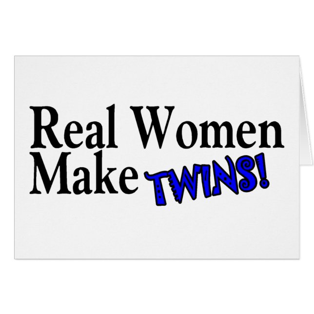 Wirkliche Frauen machen Zwillinge (b) (Vorderseite (Horizontal))