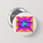 Wirkliche Frauen-Spiel-Baß Button (Vorne & Hinten)