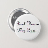 Wirkliche Frauen-Spiel-Baß Button (Vorne & Hinten)