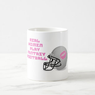 Wirkliche Frauen-Spiel-Fantasie-Fußball Kaffeetasse