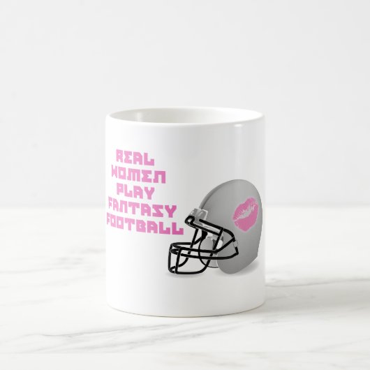 Wirkliche Frauen-Spiel-Fantasie-Fußball Kaffeetasse (Mittel)