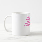 Wirkliche Frauen-Spiel-Fantasie-Fußball Kaffeetasse (Links)