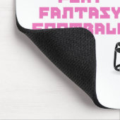 Wirkliche Frauen-Spiel-Fantasie-Fußball Mousepad (Ecke)