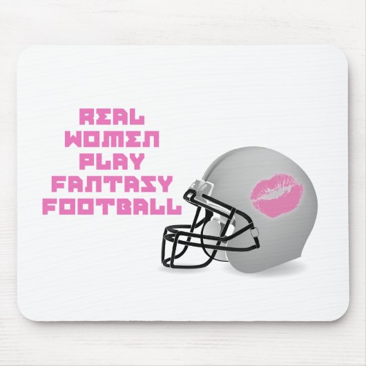Wirkliche Frauen-Spiel-Fantasie-Fußball Mousepad (Vorne)