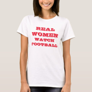 "Wirkliche Frauen-Uhr-Fußball" T - Shirt