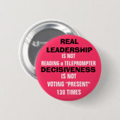 WIRKLICHE FÜHRUNG u. ENTSCHIEDENHEIT oder MEHR Button (Vorne & Hinten)