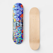 Wirkliche Graffiti-Skateboards Skateboard (Vorderseite)