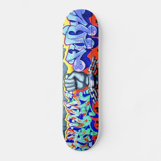 Wirkliche Graffiti-Skateboards Skateboard (Vorderseite)