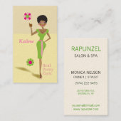 Wirkliche hübsche Mädchen-Geschäfts-Karte Visitenkarte (Vorne/Hinten)