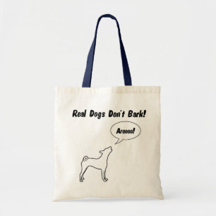 Wirkliche Hunde bellen nicht! Taschen-Tasche Tragetasche