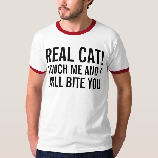 wirkliche Katze T-Shirt (Vorderseite)