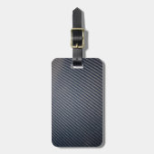 Wirkliche Kohlenstoff-Faser-Foto-Beschaffenheit Gepäckanhänger (Vorderseite vertikal)